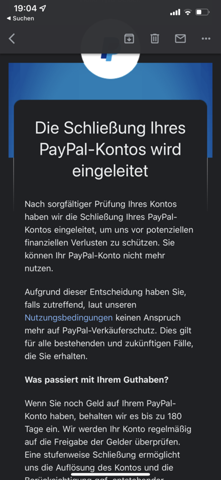 PayPal Konto nach Twitch Spende gesperrt?