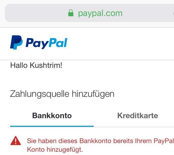 Paypal Probleme mit Zahlung hilfe? Geld)