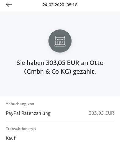 Paypal Ratenzahlung Hat Nicht Funktioniert Geld Versand Bestellen