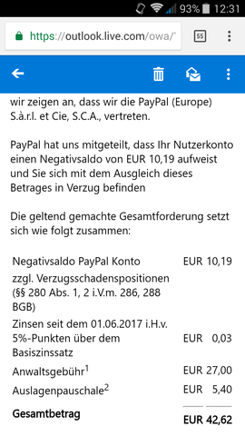 E-Mail - (PayPal)