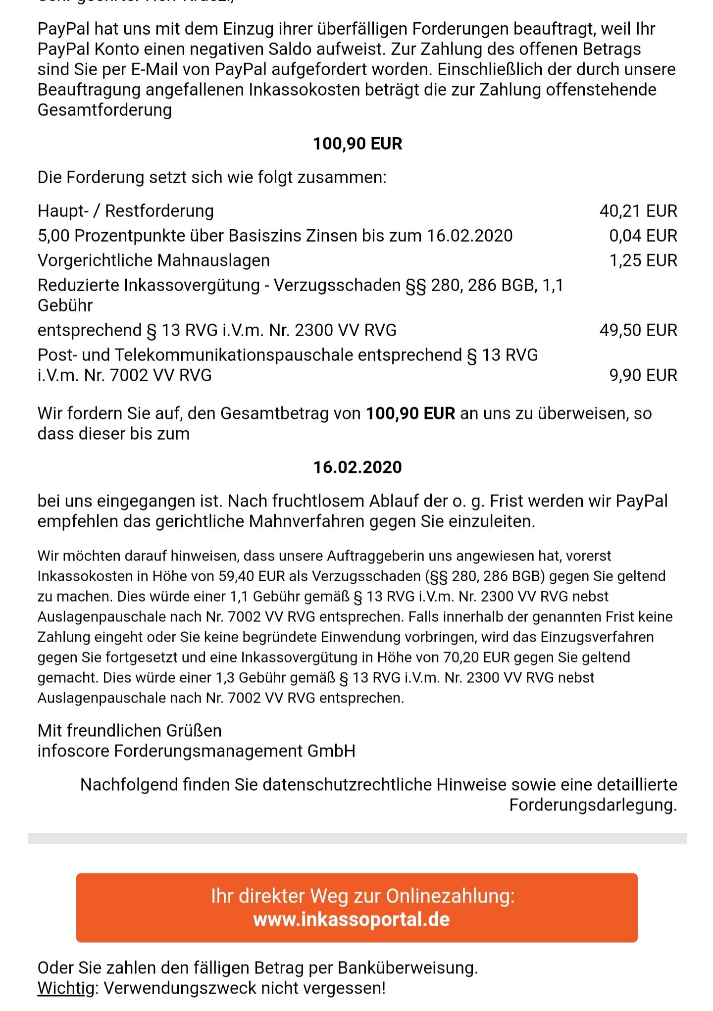 Paypal Will Das Ich 100 Zahl Paypal Konto Paypal Kaeuferschutz