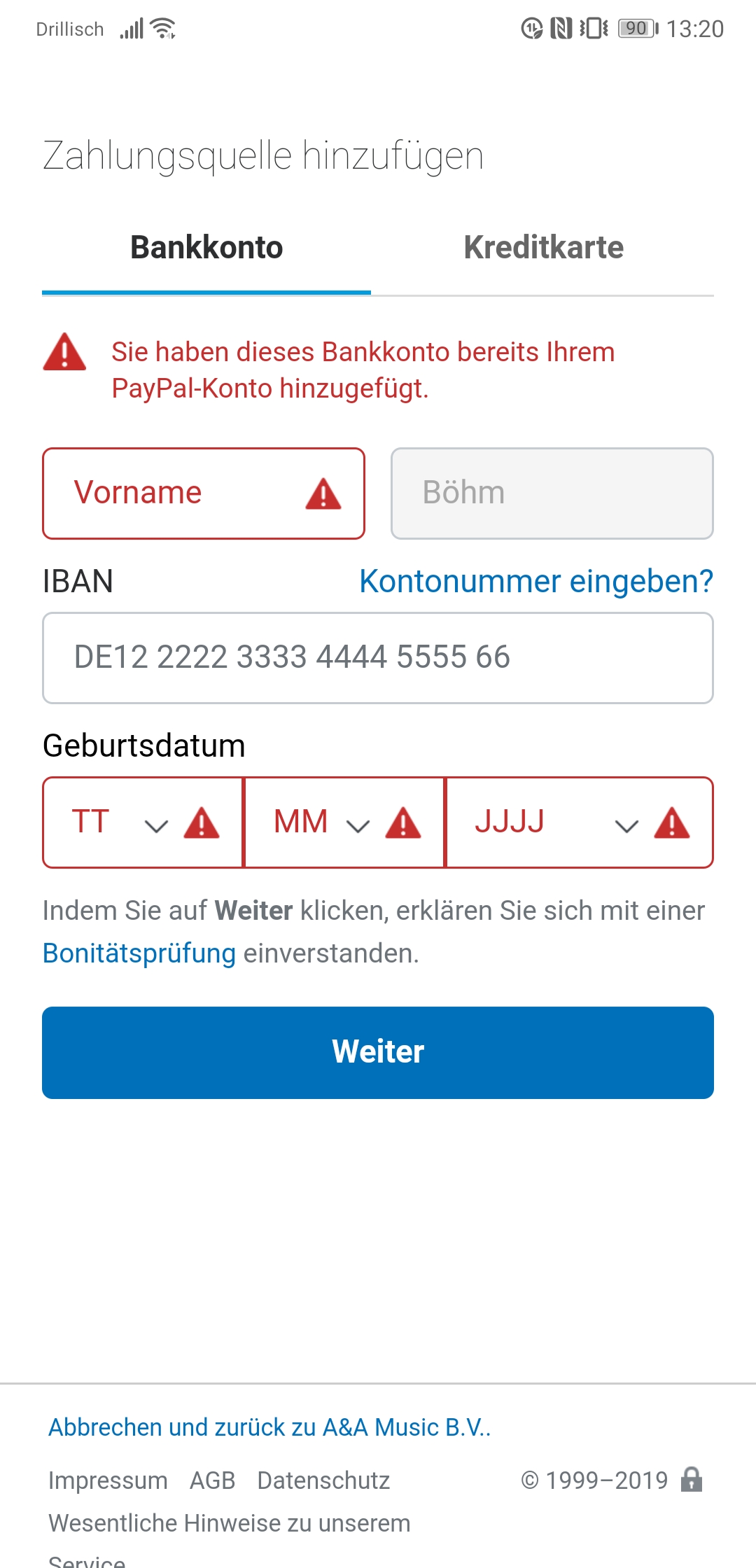 Paypal Zahlungsquelle HinzufГјgen Trotz Konto Paypal Zahlungsquelle HinzufГјgen Trotz Konto