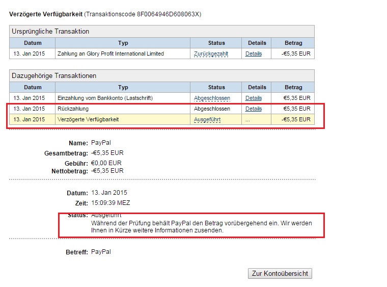 Paypal Geld ZurГјck Aufs Konto Гјberweisen