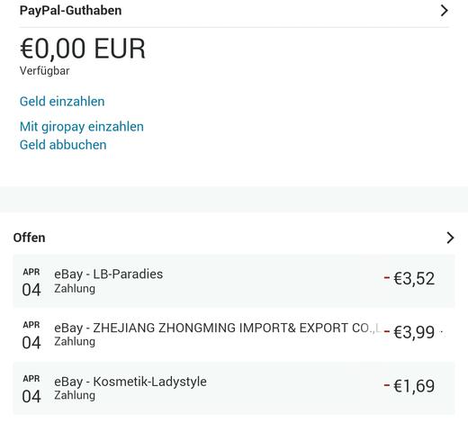 paypal - (PayPal, Zahlung)