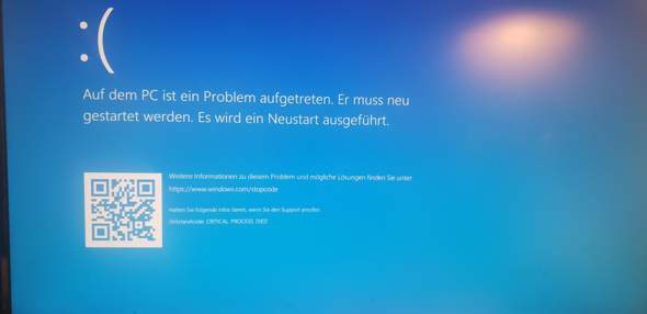 PC Home Lenovo nach Systemwiederherstellung Bluescreen und startet Windows 10 nicht mehr?