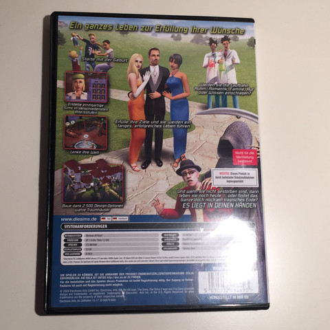 Rückseite - (PC, Sims, CD)