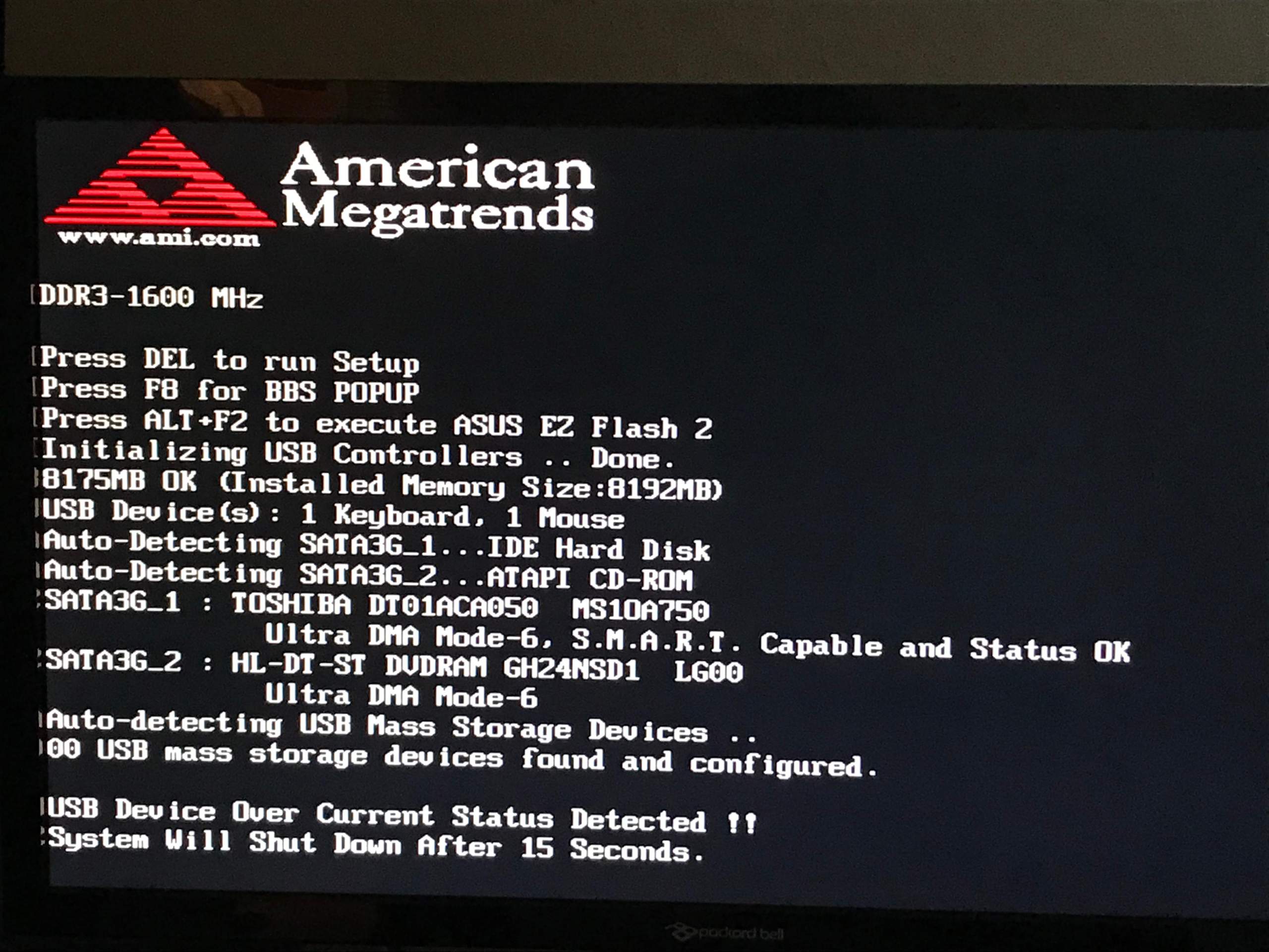 PC start Problem (Bild)? (Computer, Technik, Spiele und Gaming)