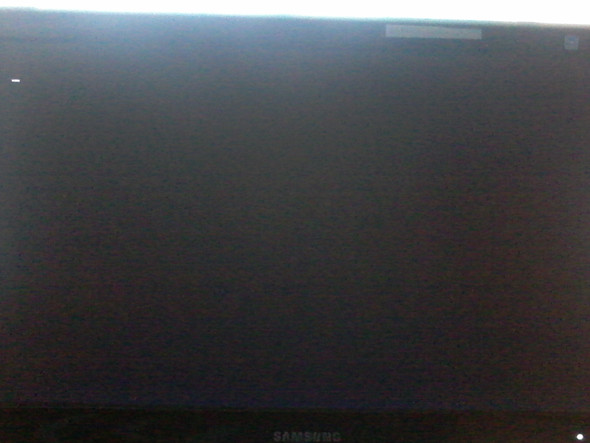 Blackscreen mit dem 'Eingabestrich' - (blackscreen, PCstartprobleme)