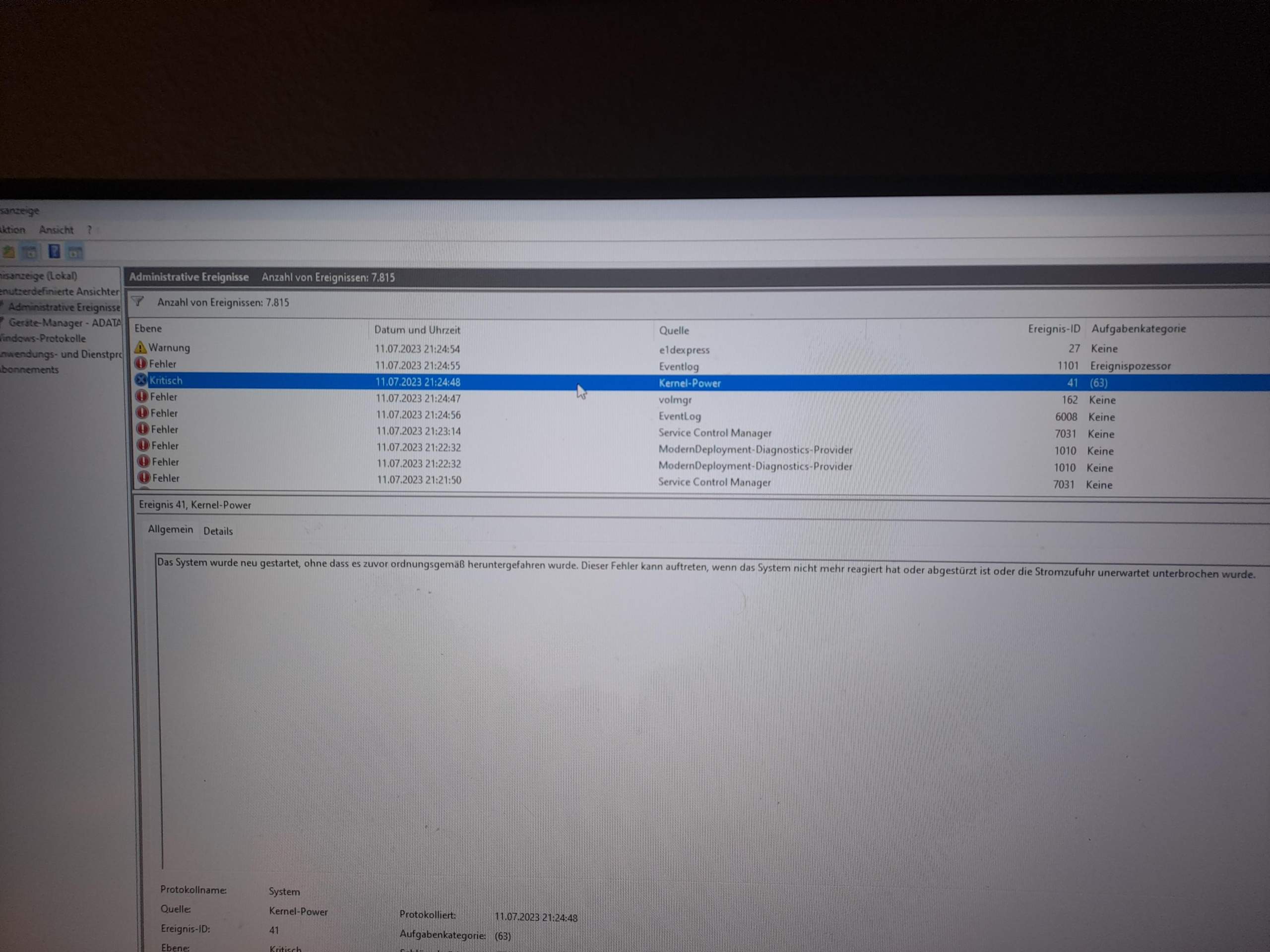 Pc stürzt ständig ab?? (Windows, PC-Problem, Windows 11)
