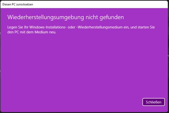 Legen Sie Ihr Windows Installations Oder Wiederherstellungsmedium