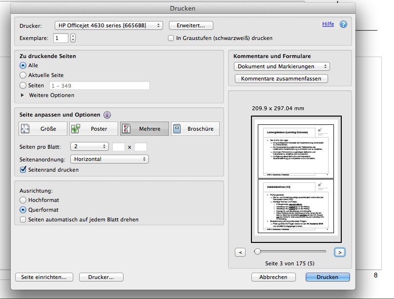 Pdf Dokument Wie Auf Dem Mac Doppelseitig Drucken Siehe Bild Im Anhang