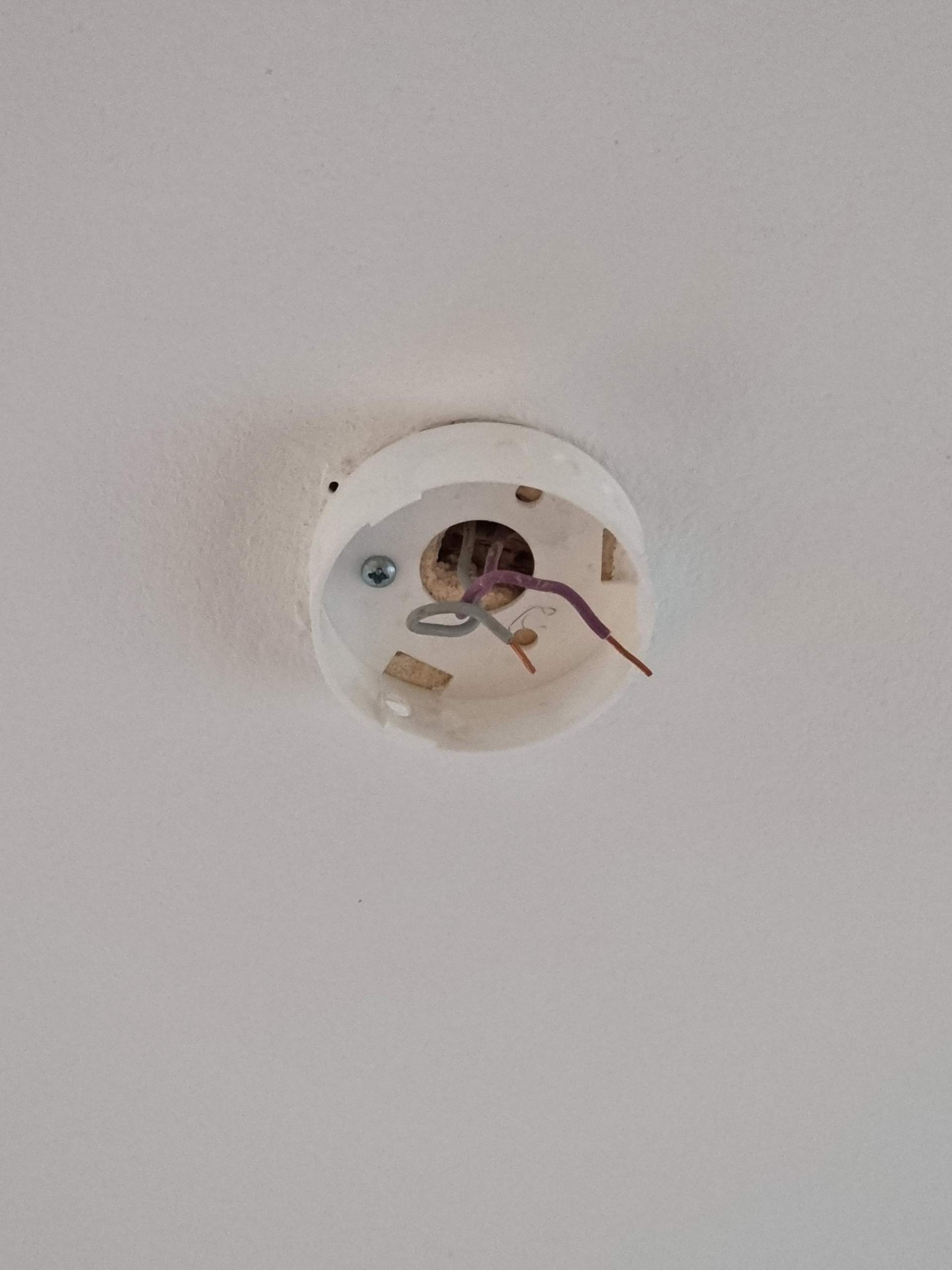 Pendelleuchte nicht mit Affenschaukel/Baldachin montierbar? (Technik, Elektronik, Elektrotechnik)