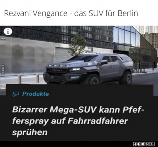 Pfeffersprayendes Auto... wozu?
