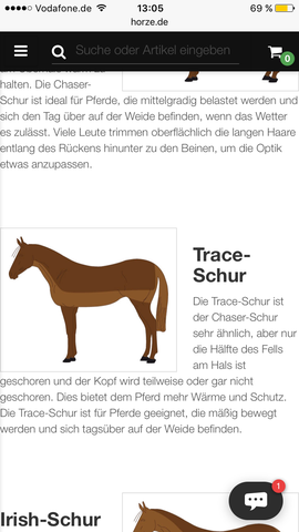Trace Schur - (Pferd, scheren, welches motiv)
