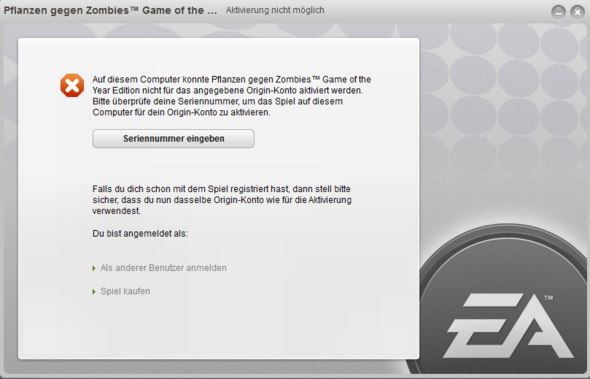 Pflanzen Gegen Zombies Aktivierung Spiele Origin Seriennummer