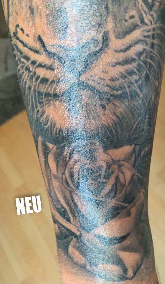 Pflege nach dem Tattoo und Farbe verblasst? (Tattoopflege)