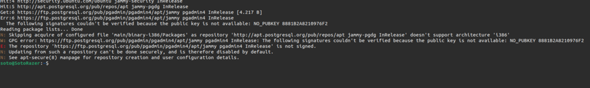 pgAdmin / postgreSQL Probleme Ubuntu?