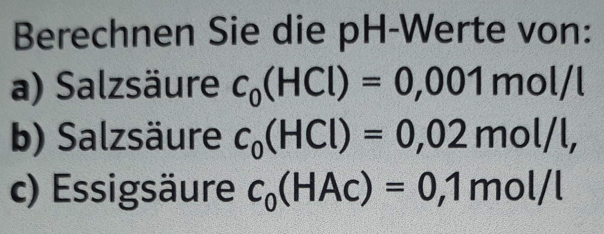 übungen Ph Wert Berechnen Ph-Wert berechnen? (Schule, Chemie, Chemieunterricht)