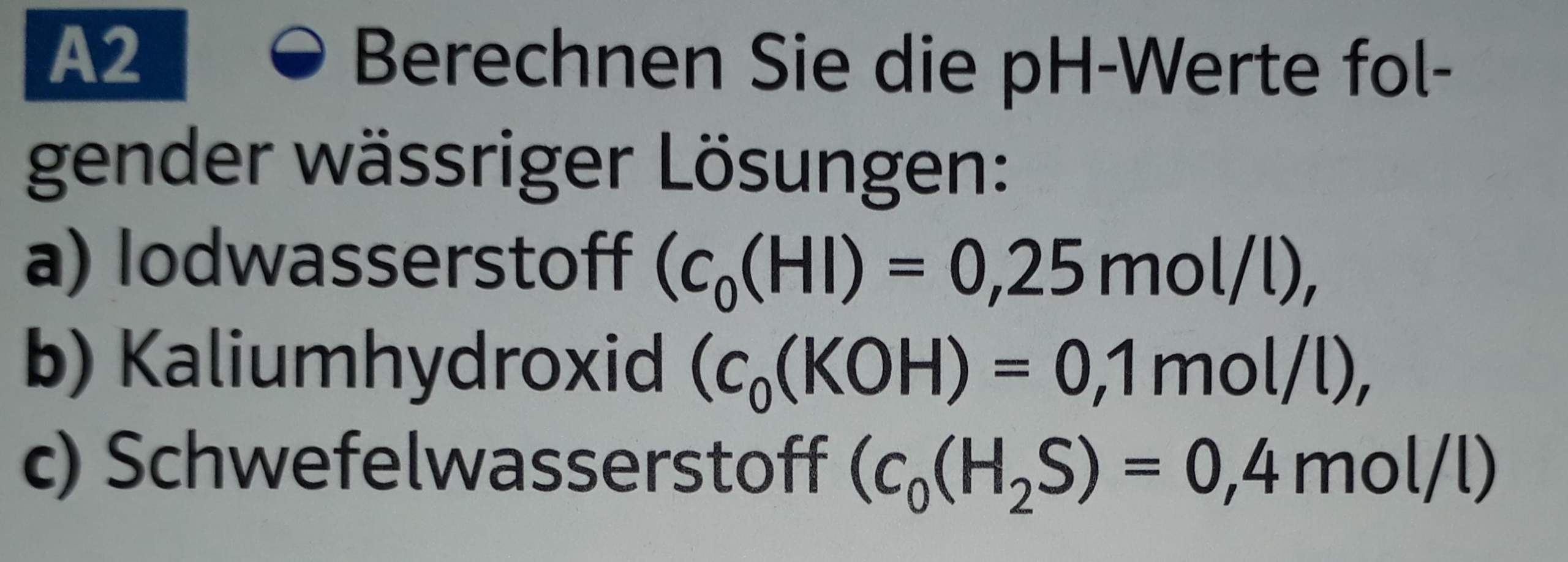 Ph-Wert Berechnen? (Schule, Chemie, Chemieunterricht)