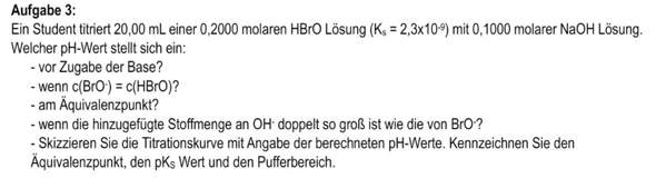 Ph Wert Berechnung Titrierung Schule Chemie Naturwissenschaft