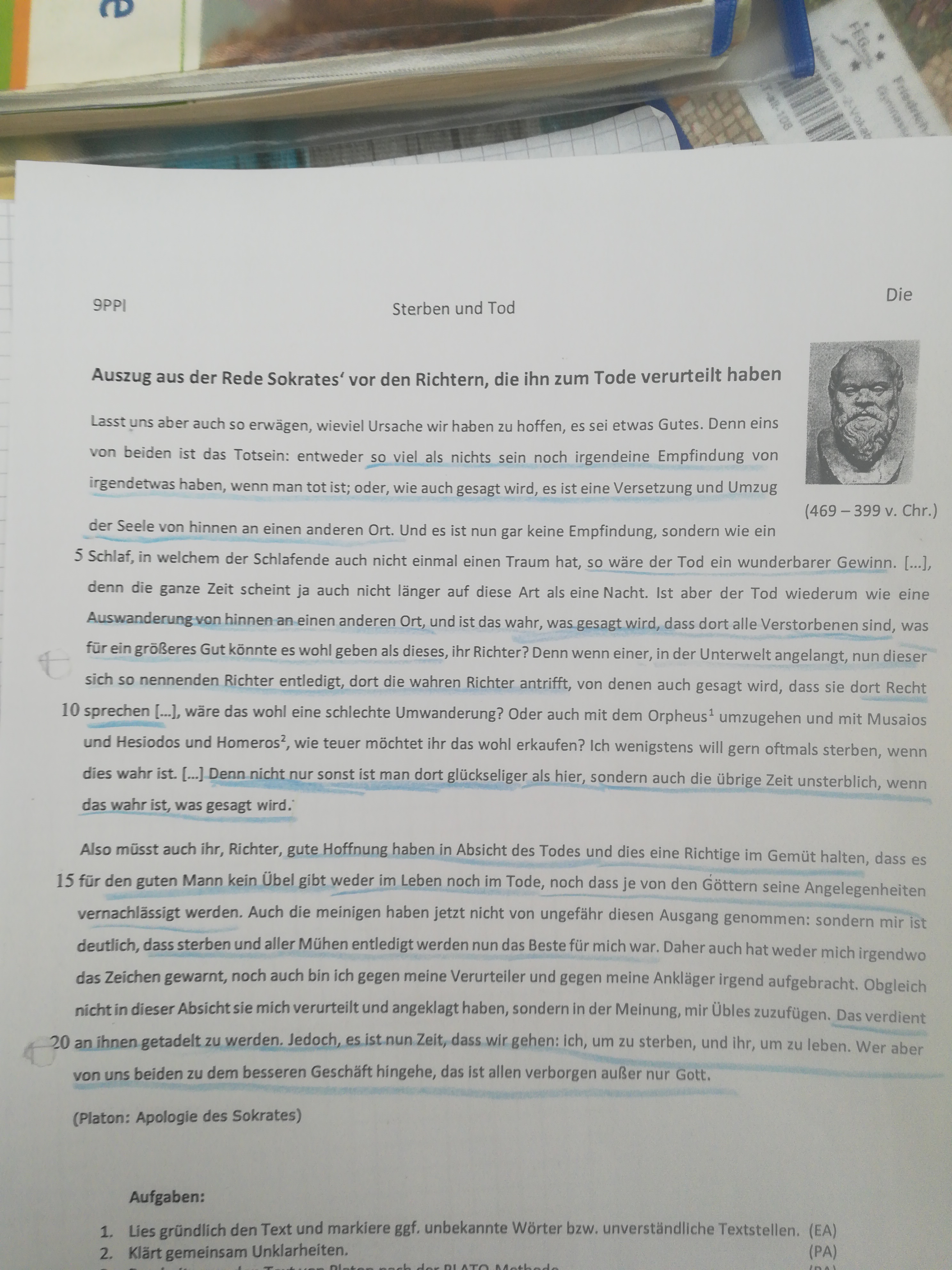Philo Text Analysieren Mit Der Plato Methode Schule Philosophie