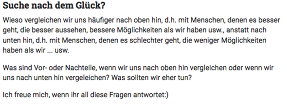 Philosophie? (Praktische Philosophie)