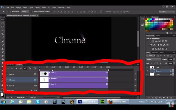 Timeline aus Video - (Photoshop, Adobe, Animation)