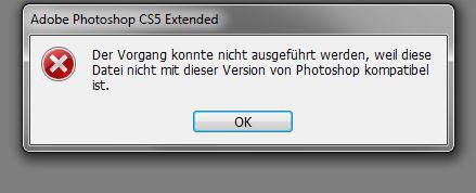 Photoshop Cs5 Kann Psd Datei Nicht Offnen Fehler