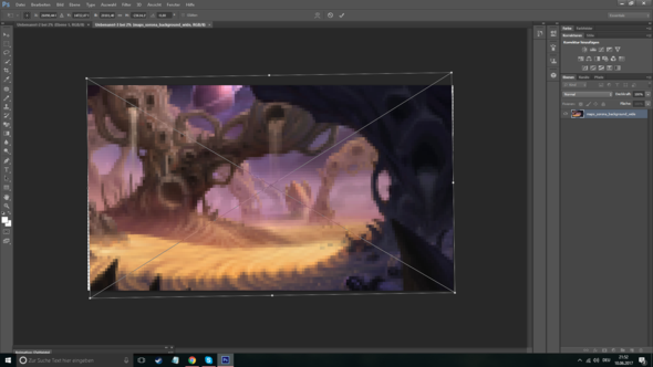 Photoshop Cs6 Bild Als Ebene Einfugen Es Ist Zu Klein Psd