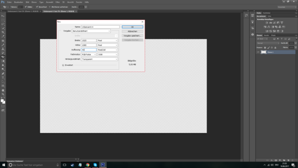 Photoshop Cs6 Bild Als Ebene Einfugen Es Ist Zu Klein Psd