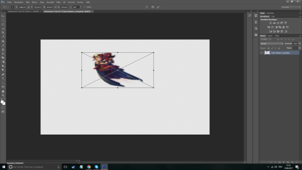 Photoshop Cs6 Bild Als Ebene Einfugen Es Ist Zu Klein Psd