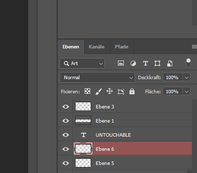 Photoshop Ebenen Werden Als Rot Makiert Angezeigt Problemlosung