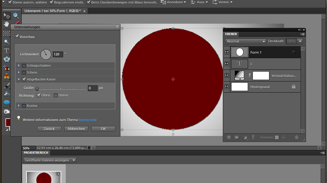 Photoshop Elements Kreis Ohne Fullung Design Webdesign Tutorial