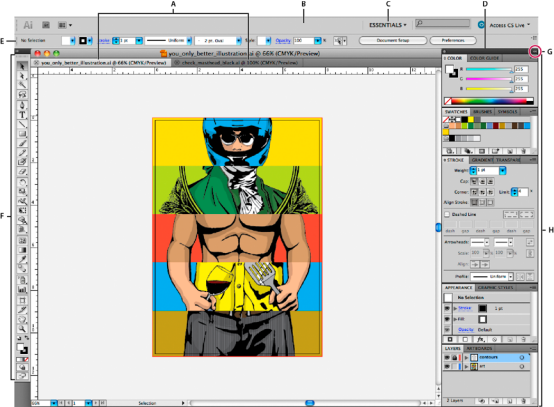 Photoshop Leiste Einblenden Datei Adobe