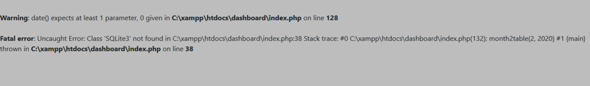 PHP XAMPP SqLite3 Computer Windows 10