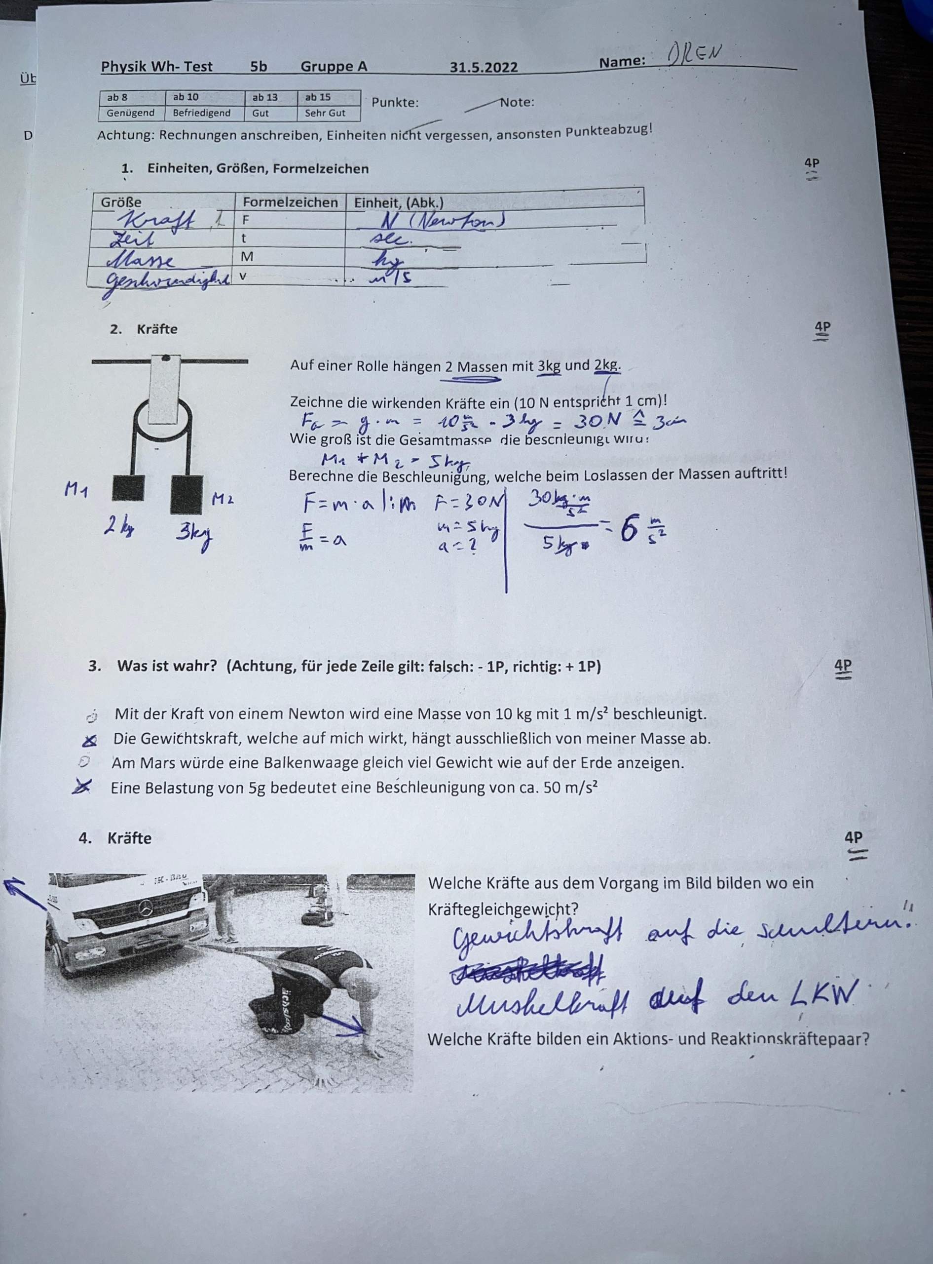 Physik Aufgabe -> HILFE? (Hausaufgaben)