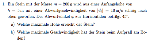 Aufgabe - (Arbeit, Physik, Energie)