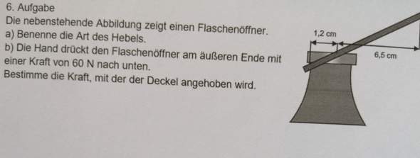 Physik! Ein- oder zweiseitiger Hebel? (Schule, Technik, 7. Klasse)