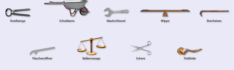 physik einseitiger hebel? (Schule, Test)