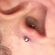 Ist der Stecker zu weit im Ohr ? - (Piercing, neu, Stecker)