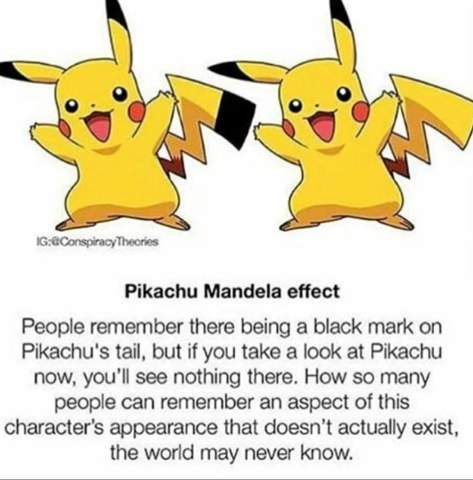 Pikachu Mandela Effekt?