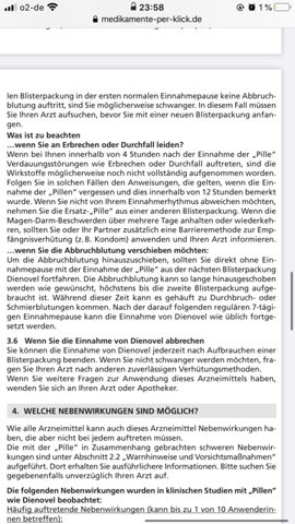 Pille Pille Nachnehmen Durchfall Wirkung