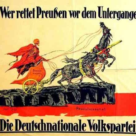 Plakat DNVP 1919 - (Geschichte, Weltkrieg, Interpretation)