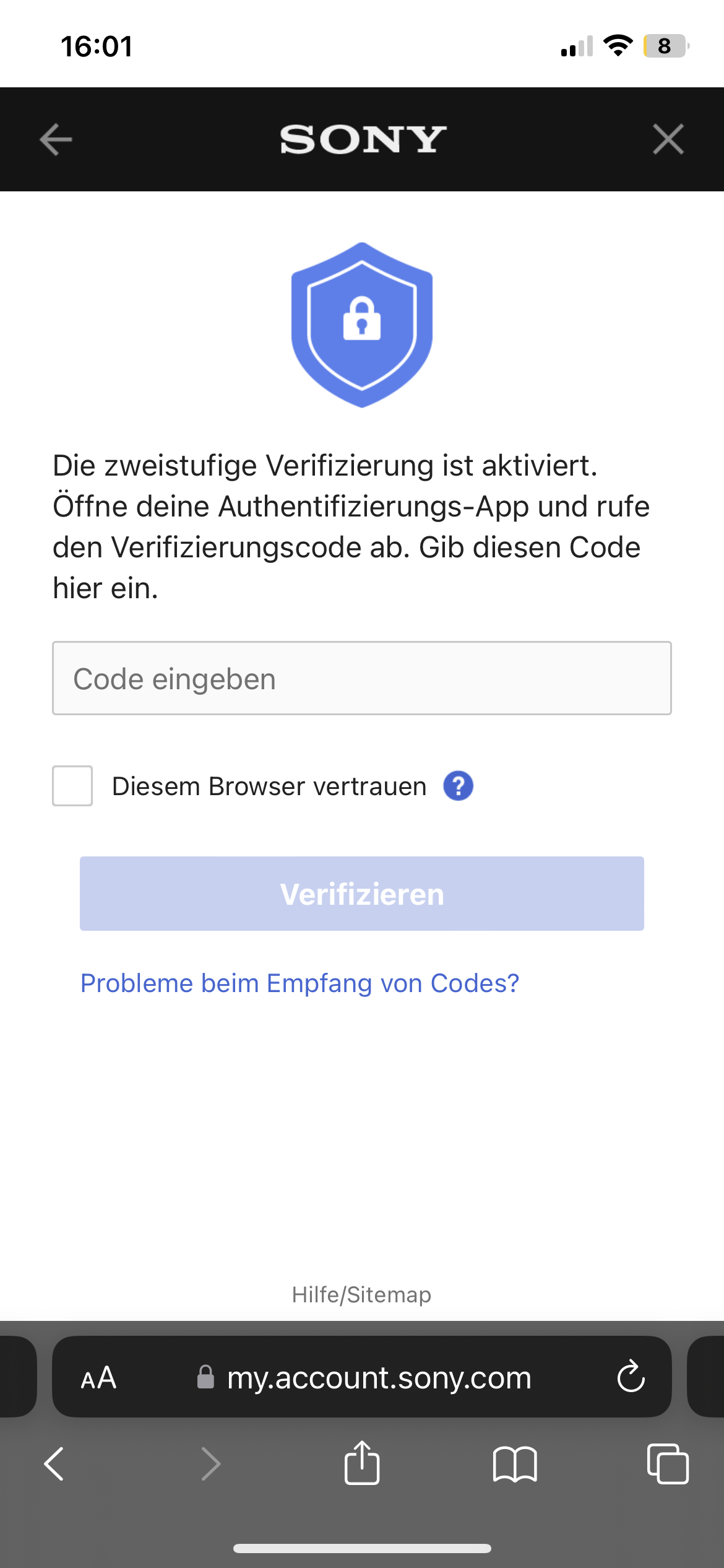 Playstation 2 stufiger Authentifizierungs Code? (Sony, PlayStation 5 ...