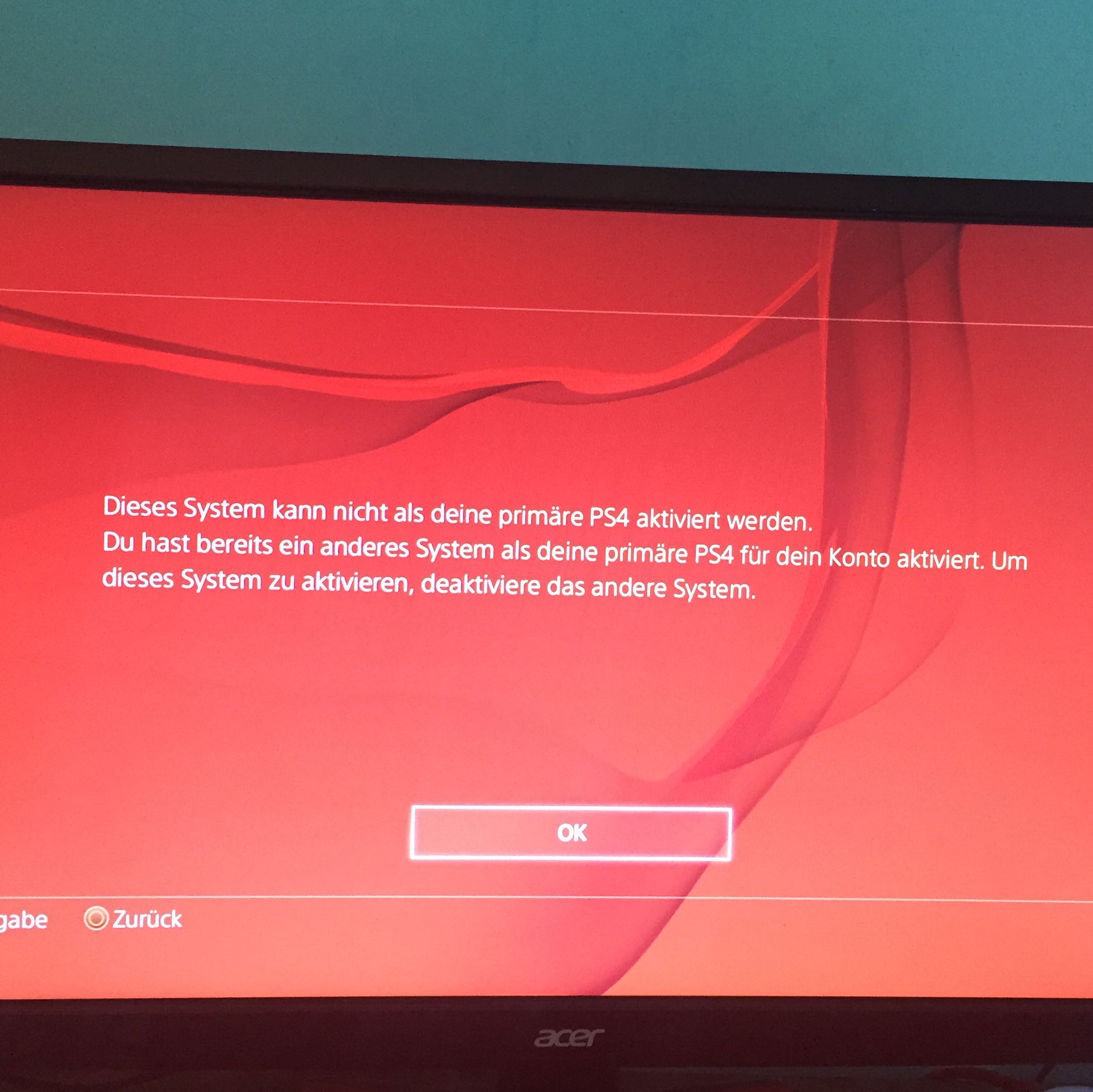 Playstation 4 als Primäre Ps4 Aktivieren wenn man die andere nicht mehr hat? (Gaming, psplus)
