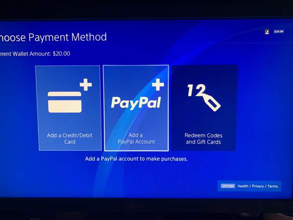ps store paypal
