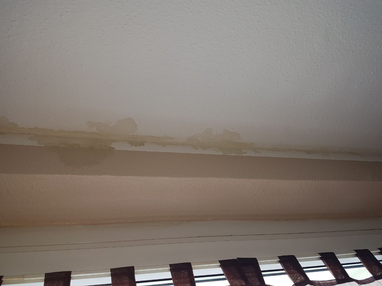 Plötzliche Wasserflecken an der Decke? (Vermieter, Wasserschaden, Fassade)