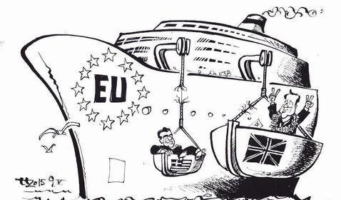 Politik Karikatur Analysieren Interpretieren Schule Deutsch Eu