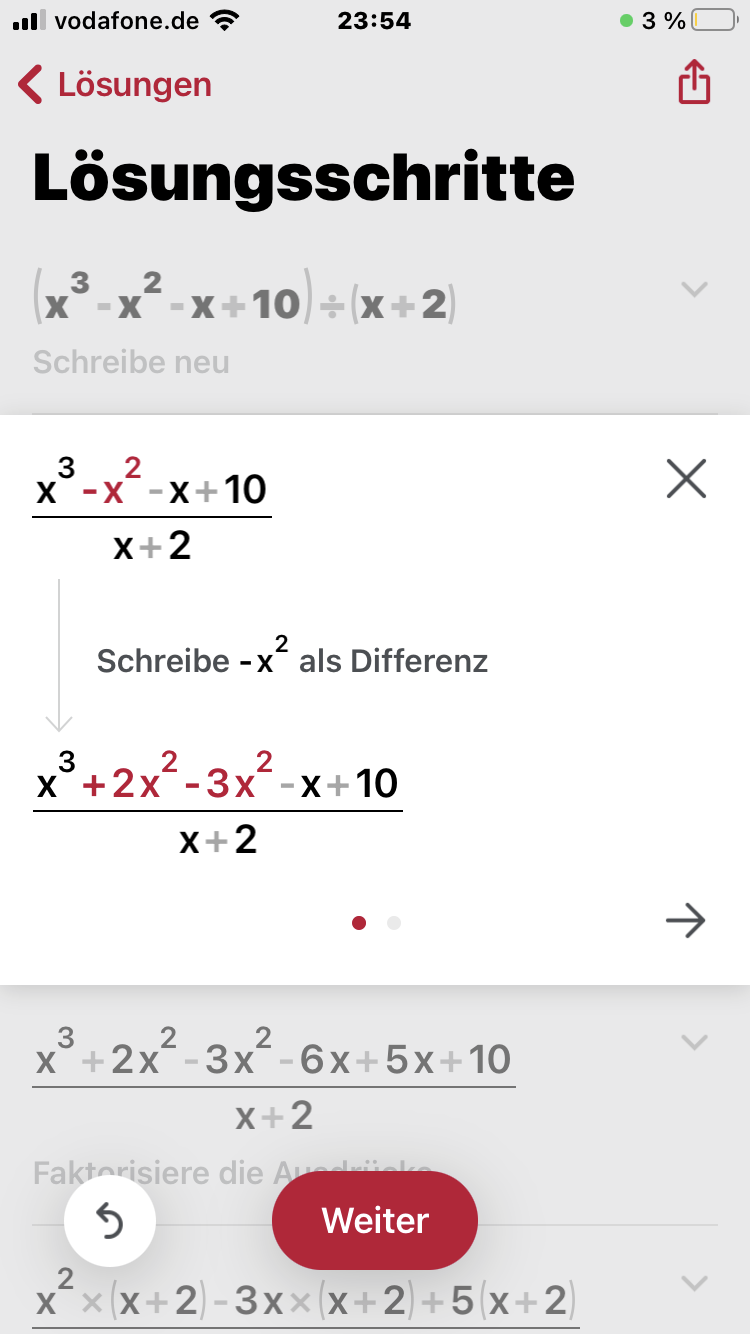 Arndt Bruenner De Mathe Scripts Polynomdivision Htm Polynomdivision mathe Photomath? (Schule, Mathematik, Abitur)