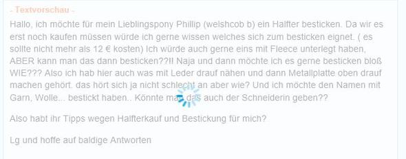 Das habe ich schon geschrieben aber es hat es nicht geschickt - (Name, Pony, DIY)